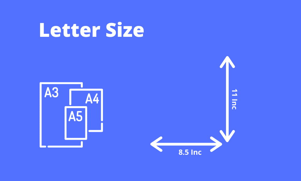 Letter Size: Standard Paper Dimensions